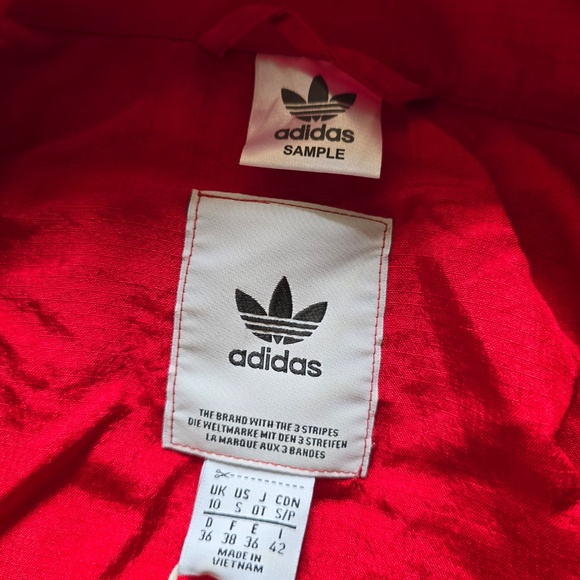 adidas Originals Windbreaker Pull Over Tunic Lightweight Jacket Size S - Picture 7 of 16